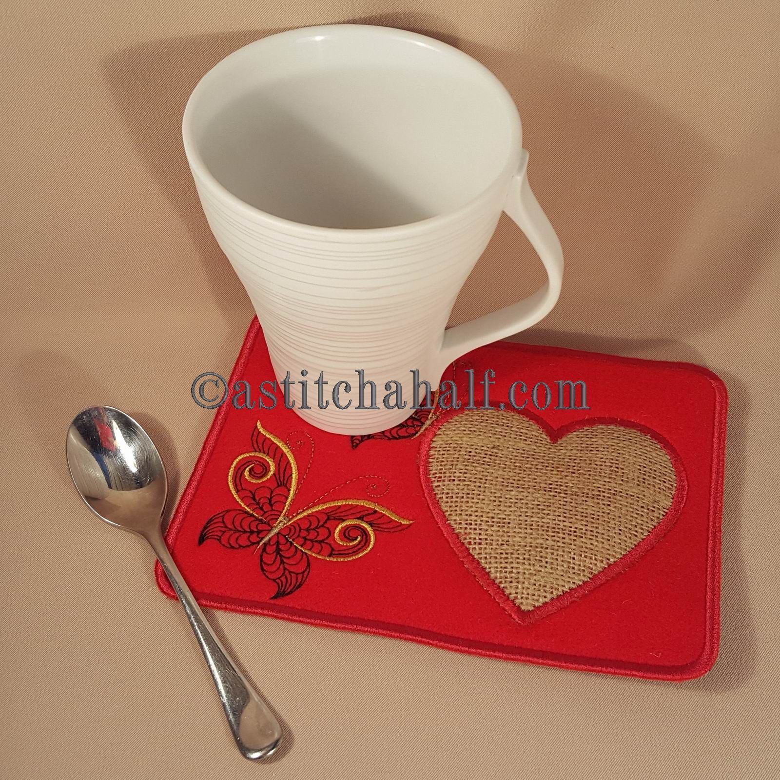 Love a Mug Rug - aStitch aHalf