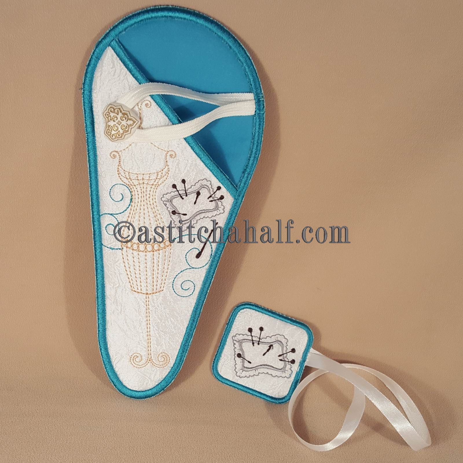Sewing Scissor Cases with Fob - aStitch aHalf