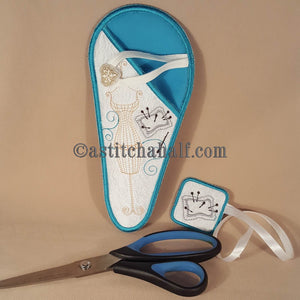 Sewing Scissor Cases with Fob - aStitch aHalf