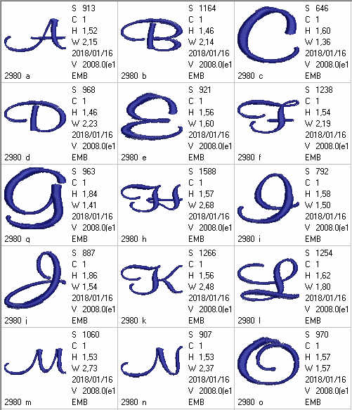 Hill Capital Letters - a-stitch-a-half