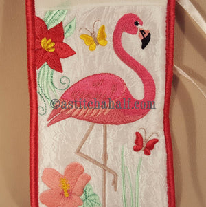 Flamingo Around the Neck Cellphone Holder - aStitch aHalf