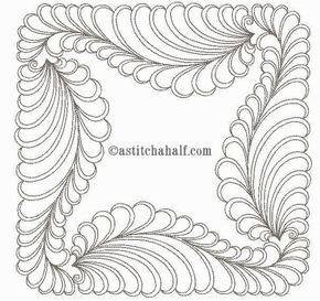 Feathers Latte Pillow Quilt Combo - aStitch aHalf
