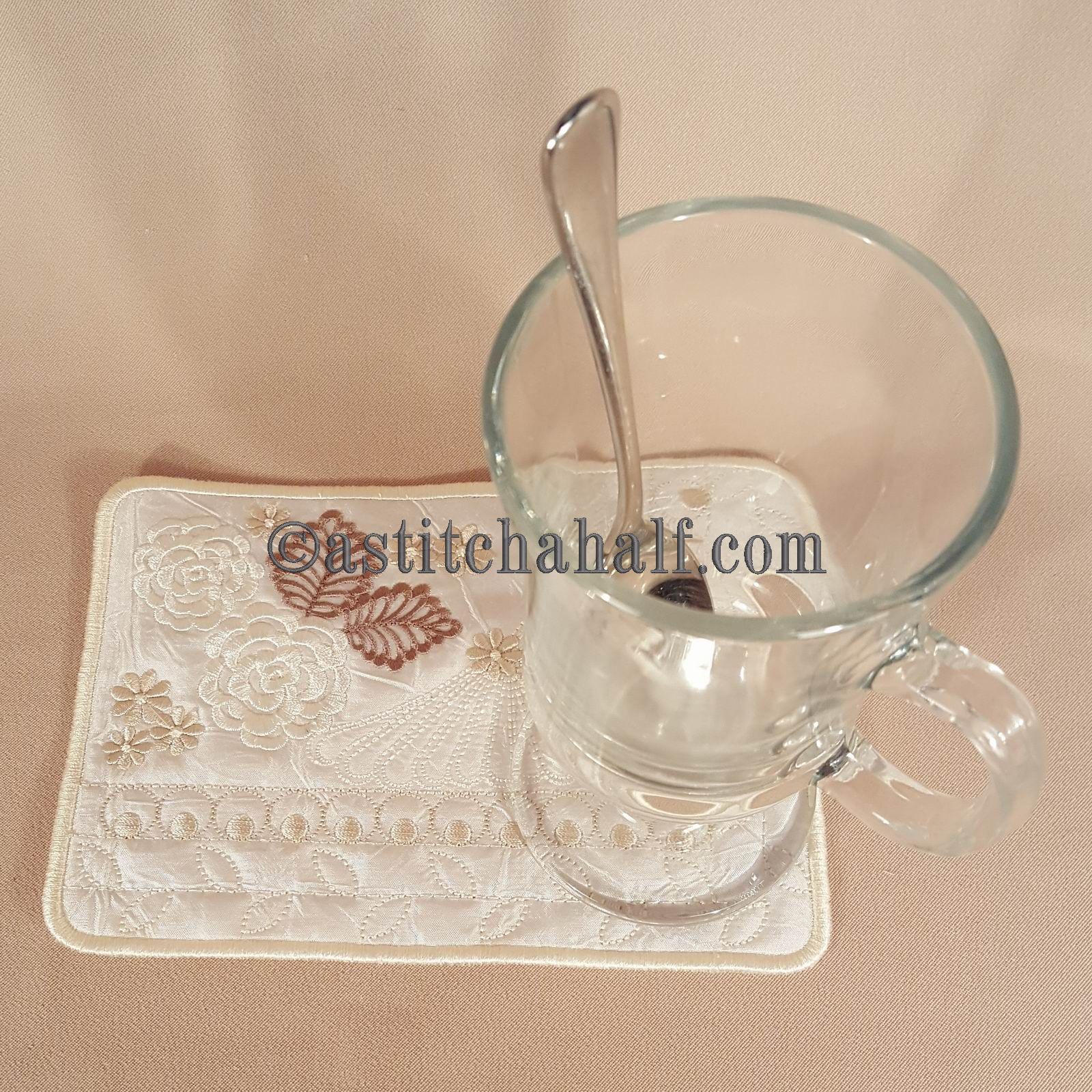 Early Spring Mug Rug - aStitch aHalf