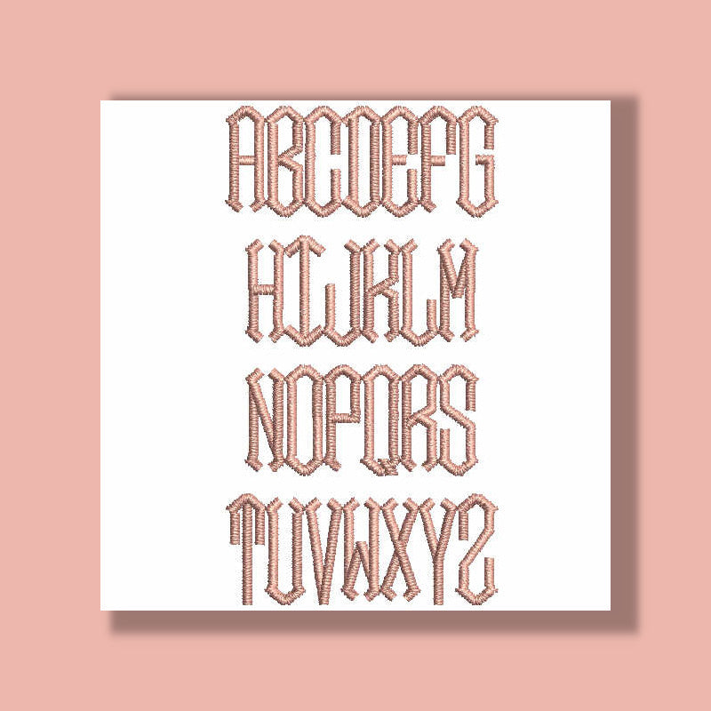 Point Alphabet Letters - a-stitch-a-half