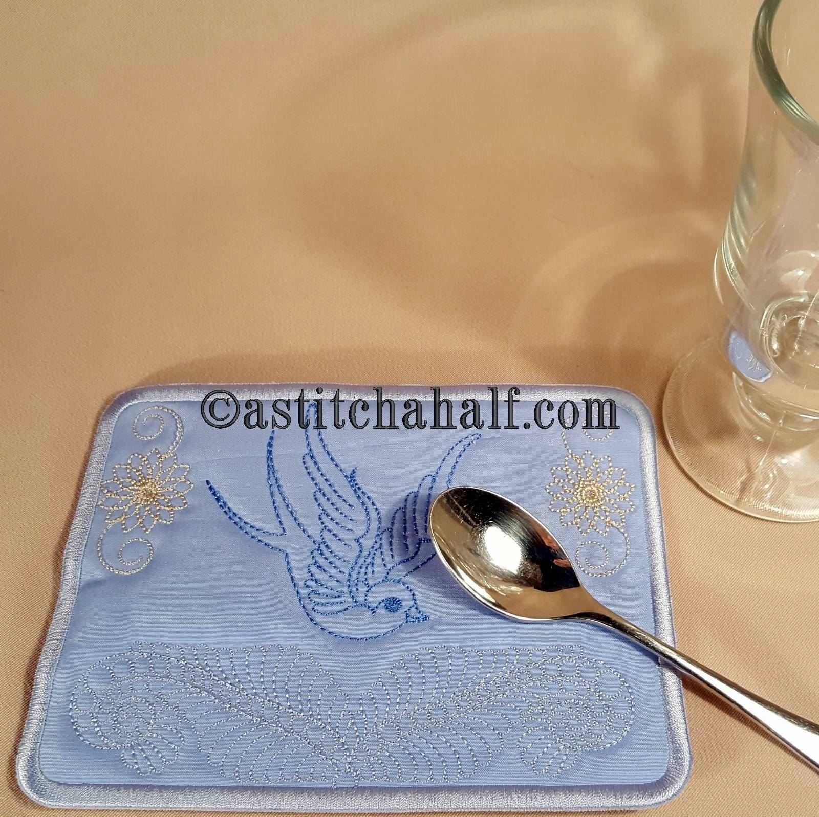 Swallow Migration Mug Rugs - aStitch aHalf