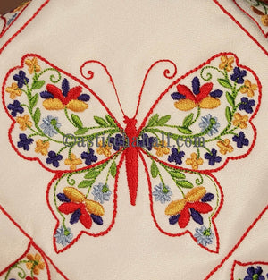 Tessa Tote Gentle Butterflies - a-stitch-a-half