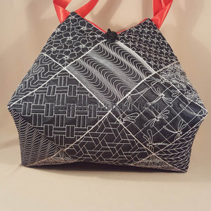 Keiko Sashiko Quilt Blocks and Tote Bag - a-stitch-a-half