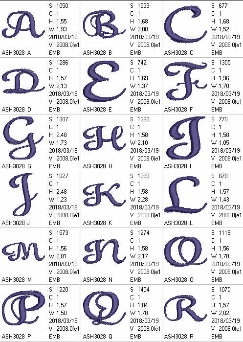 Aulyars Capitals Font - aStitch aHalf