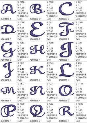 Aulyars Capitals Font - aStitch aHalf