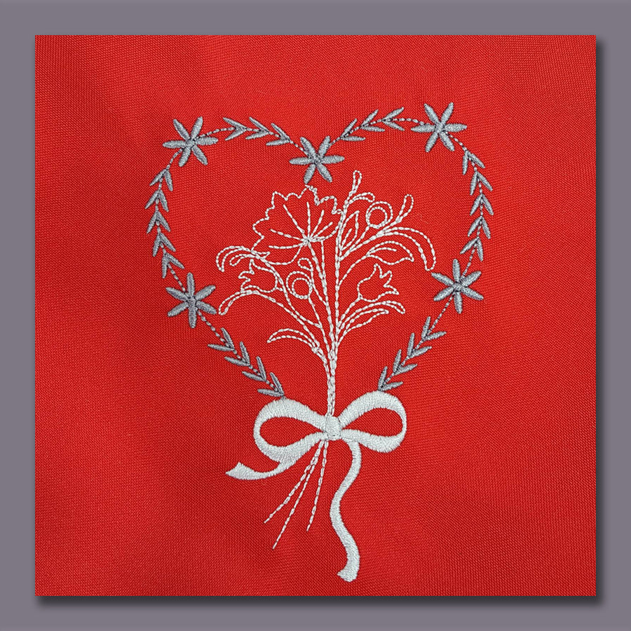 Heart Shape Spring Wreath