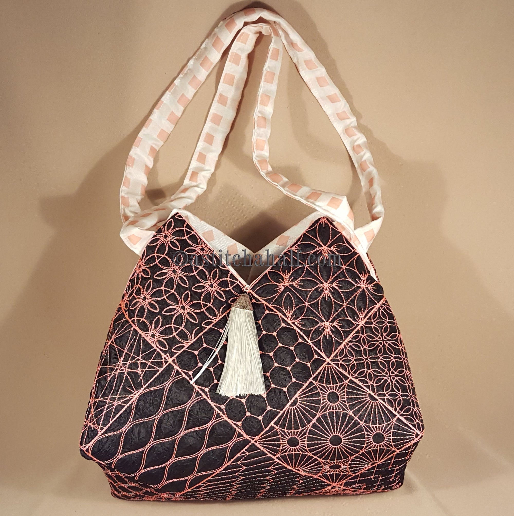 Hana Japanese Quilt Blocks and Tote Bag - a-stitch-a-half