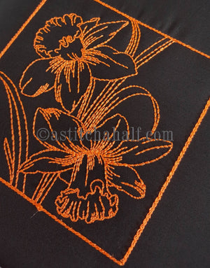 Chalk Board Daffodil Cross Body Bag - a-stitch-a-half