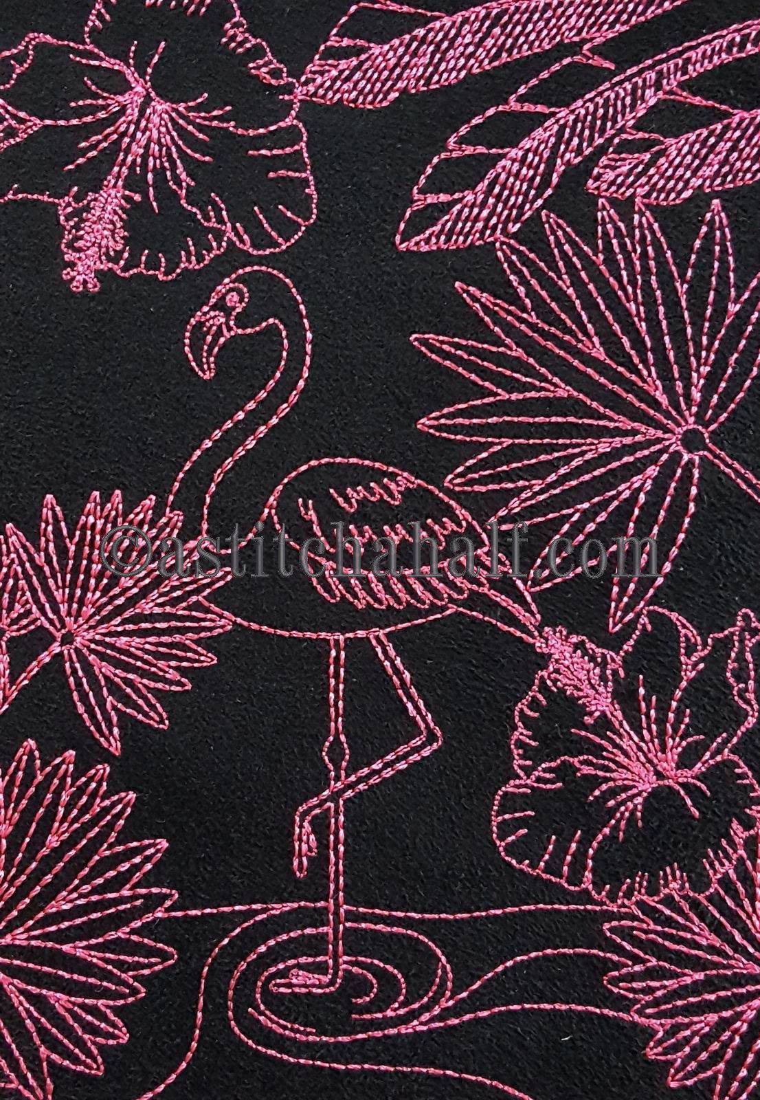 Chalk Board Flamingo Cross Body Bag - a-stitch-a-half