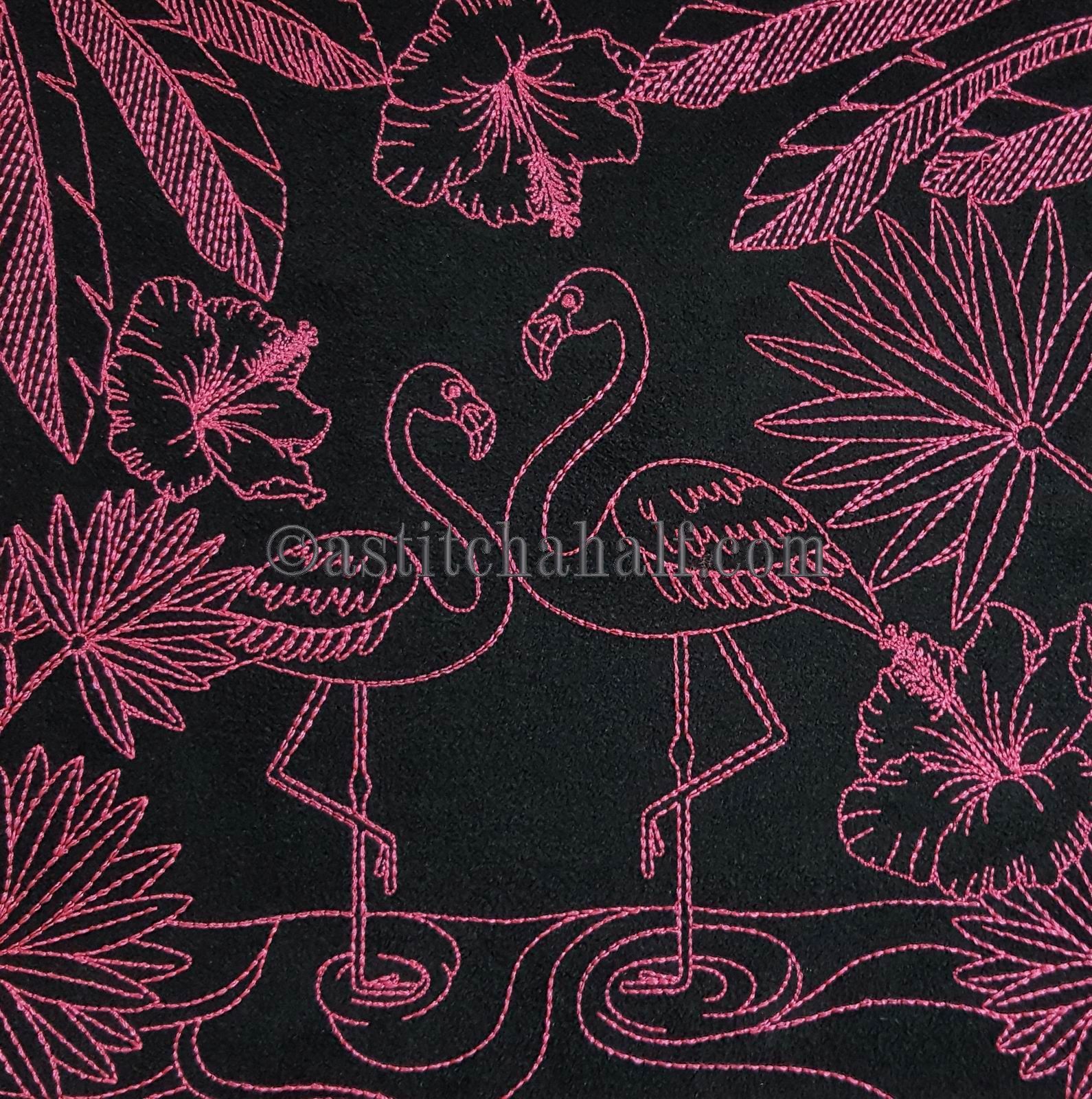 Chalk Board Flamingo Cross Body Bag - a-stitch-a-half