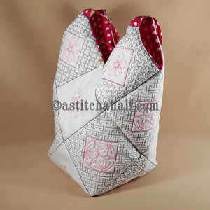 Sakura Smart Tote and Quilt Blocks - a-stitch-a-half
