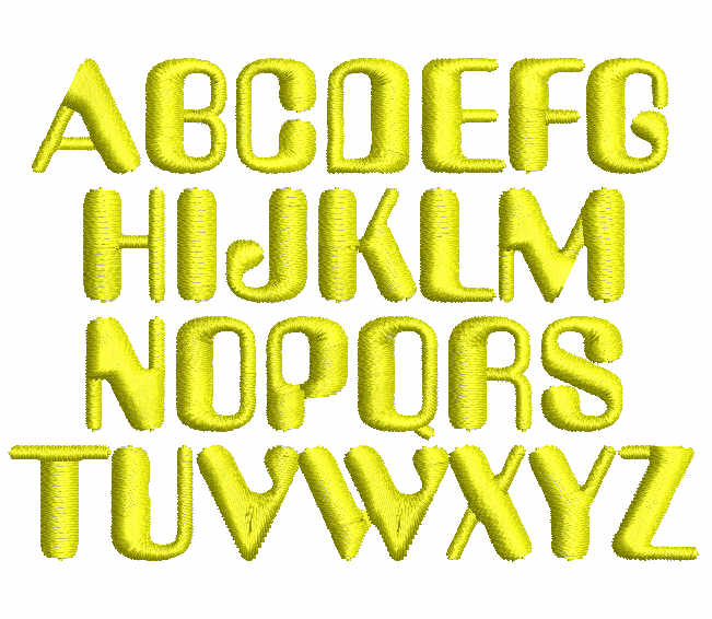 Marine Font - a-stitch-a-half