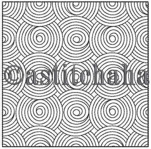 Spirals Smart Tote and Quilt Blocks - a-stitch-a-half