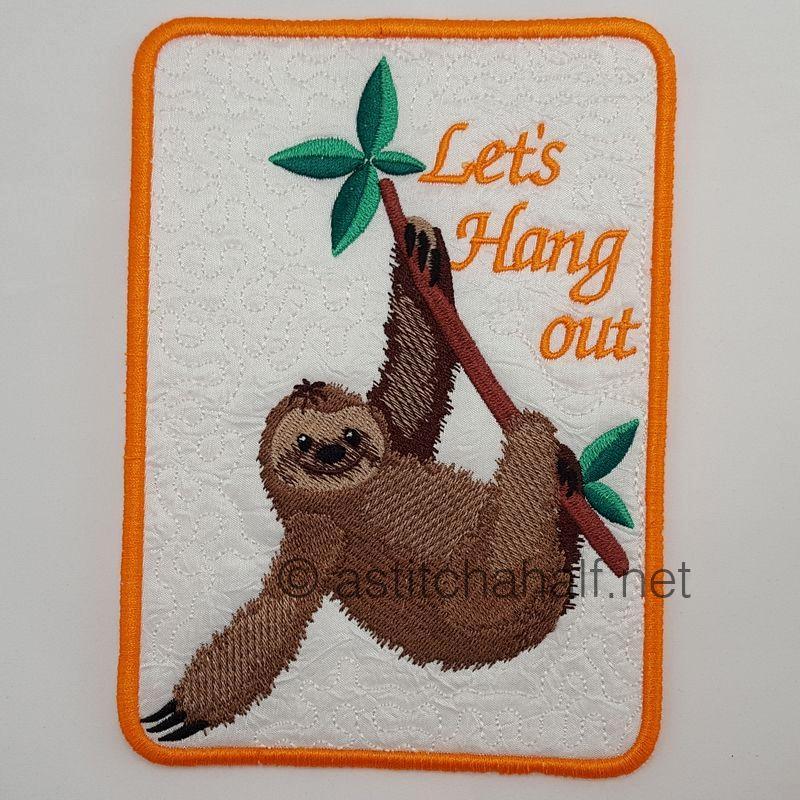 Sloth Mug Rugs - aStitch aHalf