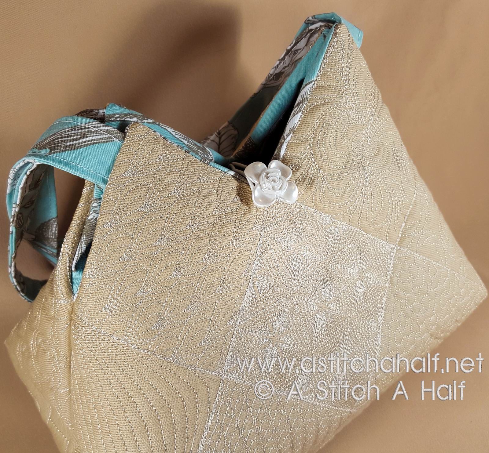 Dalila Japanese Quilt Blocks and Tote Bags - a-stitch-a-half