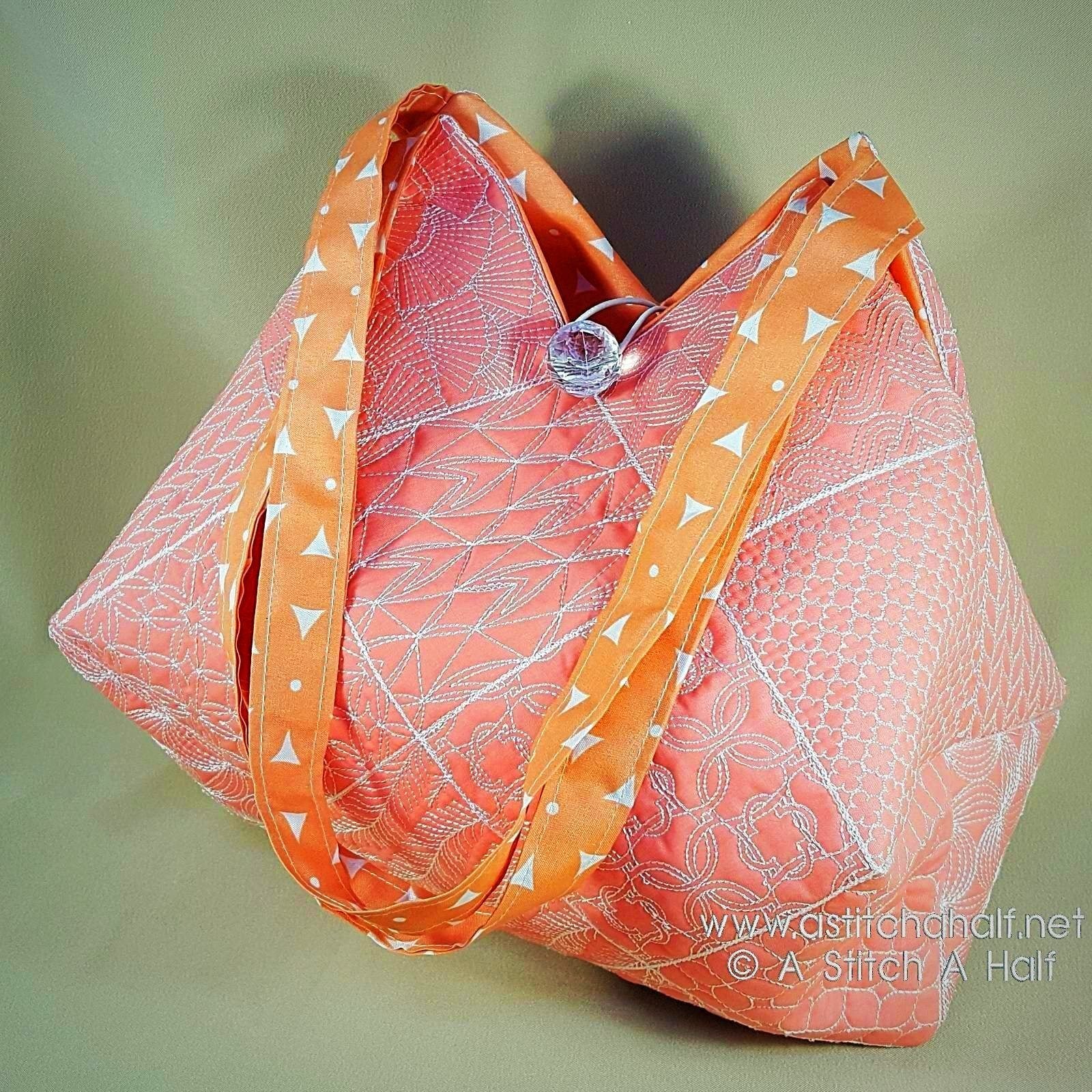 Daisuke Quilt Blocks and Tote Bag - a-stitch-a-half