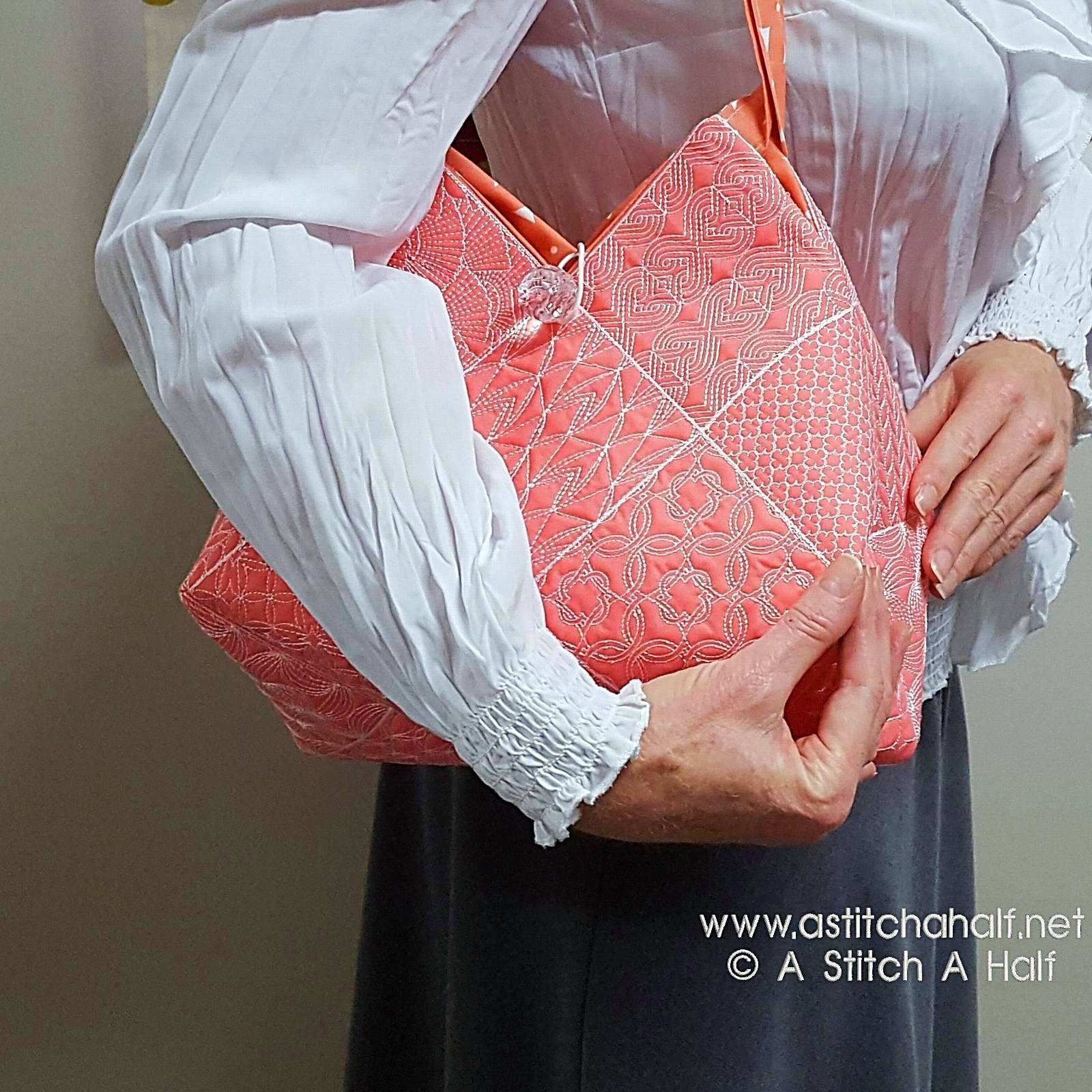 Daisuke Quilt Blocks and Tote Bag - a-stitch-a-half