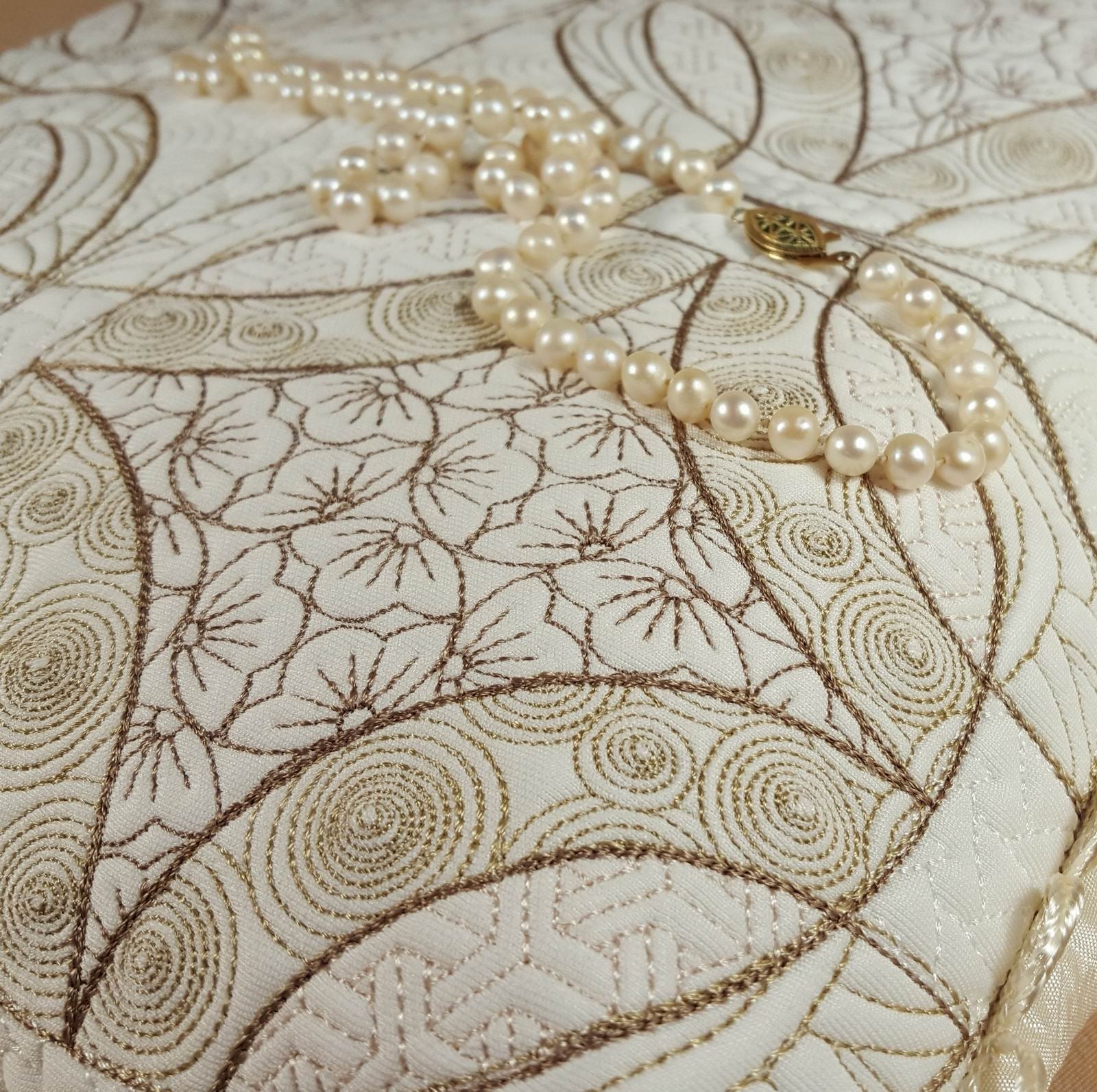 Wedding Ring Quilt Combo Cherry Blossom - a-stitch-a-half