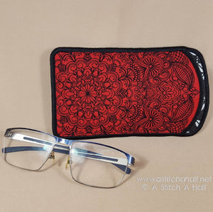 Spectacular Oasis Eyeglasses Case - a-stitch-a-half
