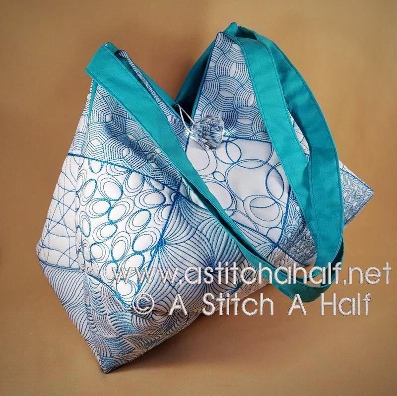 Sora Japanese Tote and Quilt Blocks - a-stitch-a-half