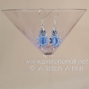 Freestanding Lace Ophelia Earrings - a-stitch-a-half