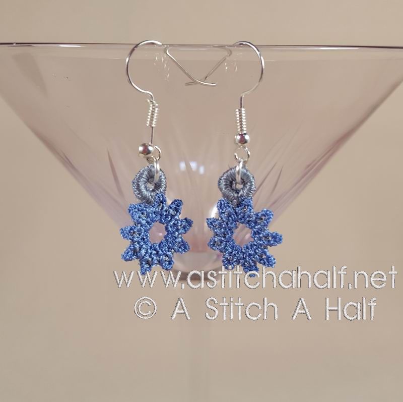 Freestanding Lace Ophelia Earrings - a-stitch-a-half