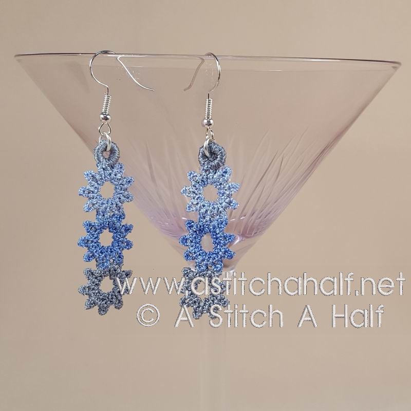 Freestanding Lace Ophelia Earrings - a-stitch-a-half