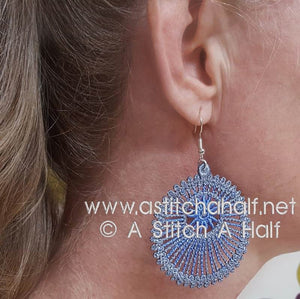Freestanding Lace Titania Earrings - a-stitch-a-half