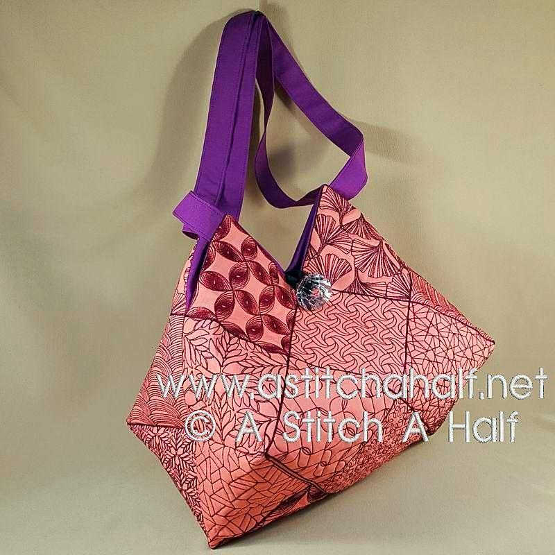 Mayumi Japanese Tote and Quilt Blocks - a-stitch-a-half