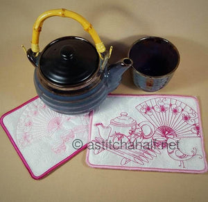 Japanese Tea Mug Rugs - a-stitch-a-half
