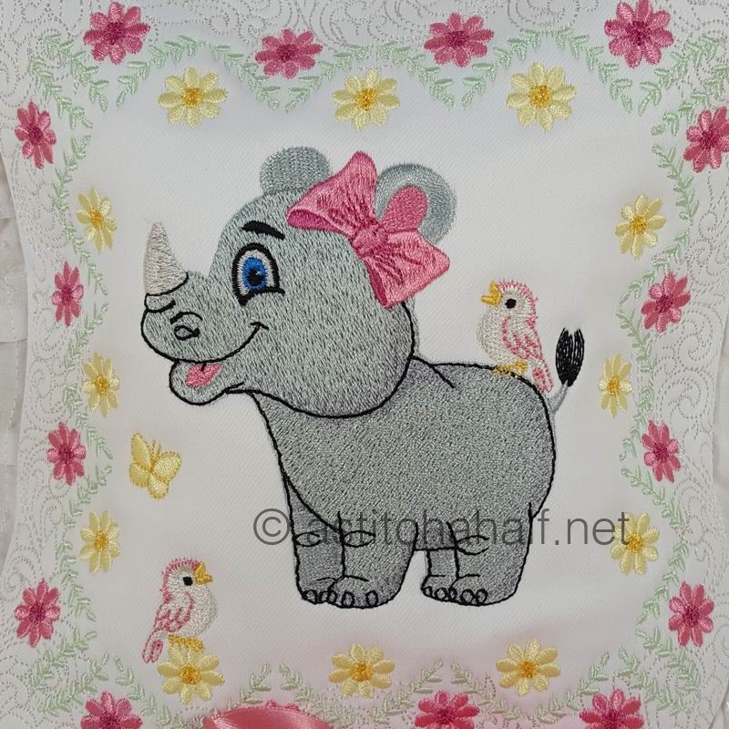 Rodney and Riley Baby Rhino Quilt Combo - a-stitch-a-half