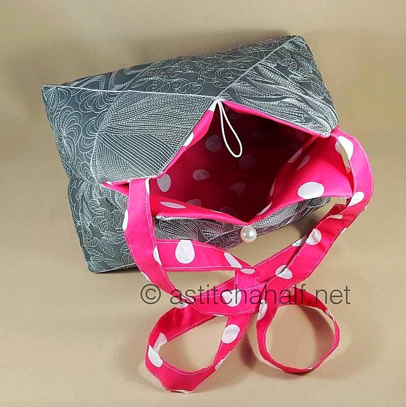 Vanessa Japanese Tote and Quilt Blocks - a-stitch-a-half