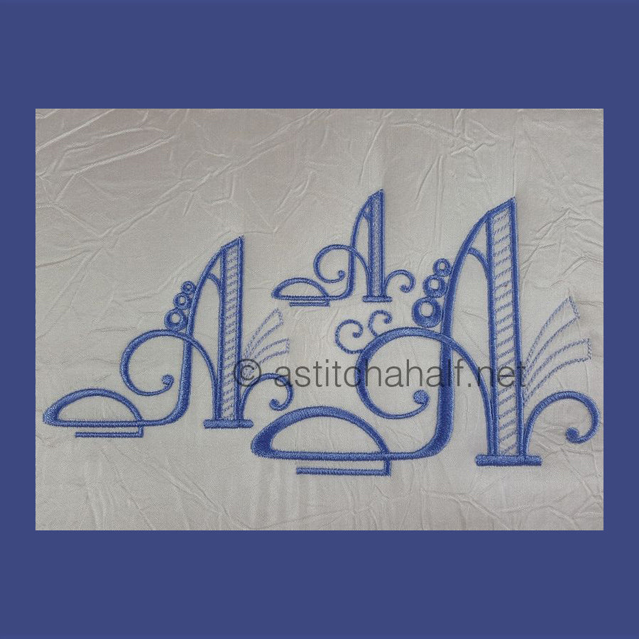 Stunning Swirls Monogram Combo