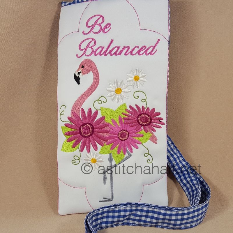 Flamingo Bouquet Cross Body Bags - a-stitch-a-half