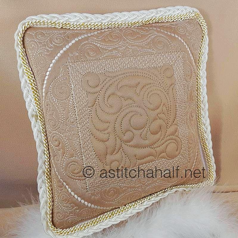 Vanilla Voila Pillow Quilt Combo - a-stitch-a-half