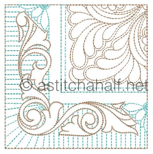 Feather Frost Quilt Combo - a-stitch-a-half