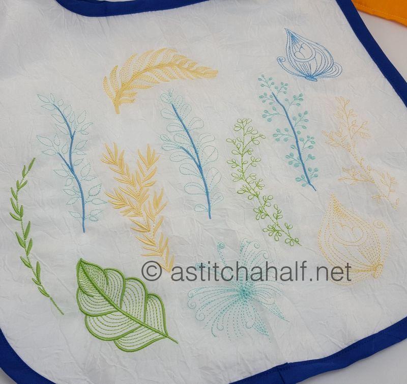 Rustling Leaves Fold and Go Reusable Shopping Bag - aStitch aHalf