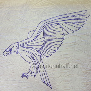 Birds of a Feather Fold and Go Reusable Shopping Bag - a-stitch-a-half