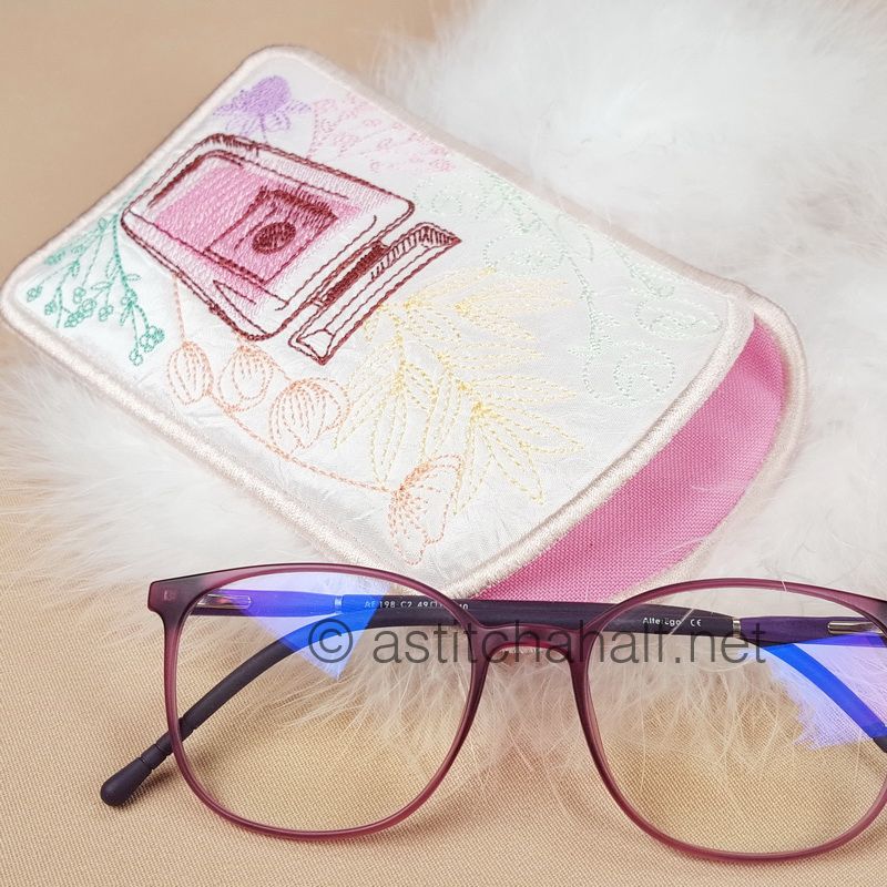 La Vie est L'amour Eau De Parfum Eyeglass Cases - a-stitch-a-half