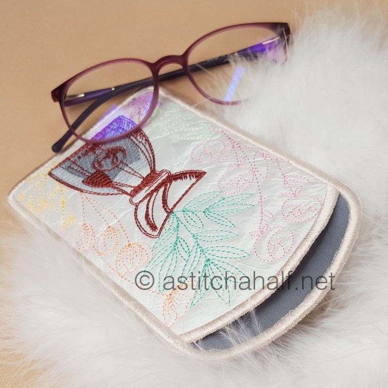 Bouquet Eau De Toilette Eyeglass Cases - a-stitch-a-half