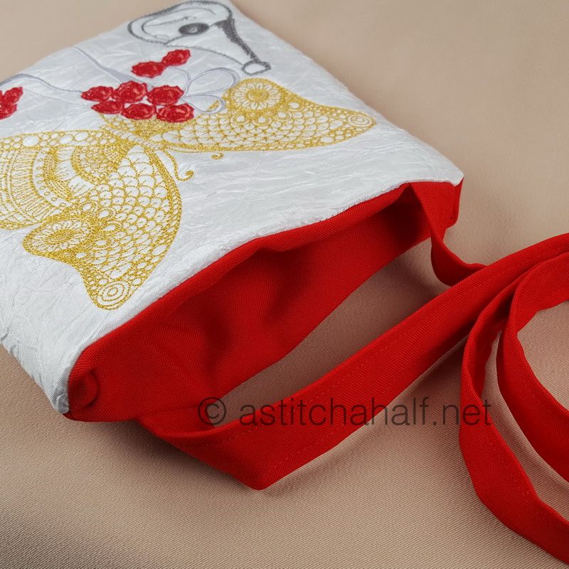 Flamboyance Butterfly and Perfume Square Cross Body Bag - a-stitch-a-half