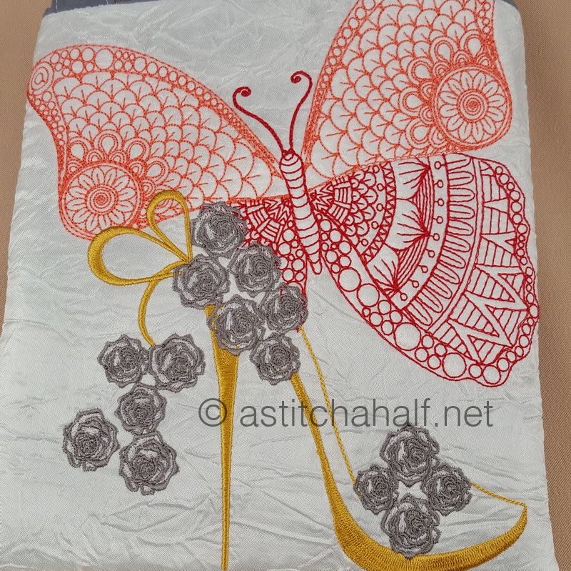 Flamboyance Butterfly and Shoe Square Cross Body Bag - a-stitch-a-half