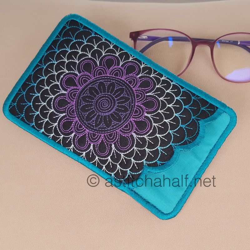 Aurora Borealis Eyeglass Case - aStitch aHalf
