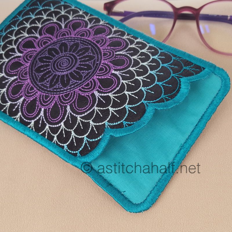 Aurora Borealis Eyeglass Case - aStitch aHalf
