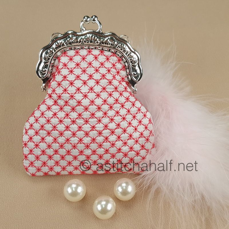 Beauty of Asia Coin Purse with Metal Clip - a-stitch-a-half