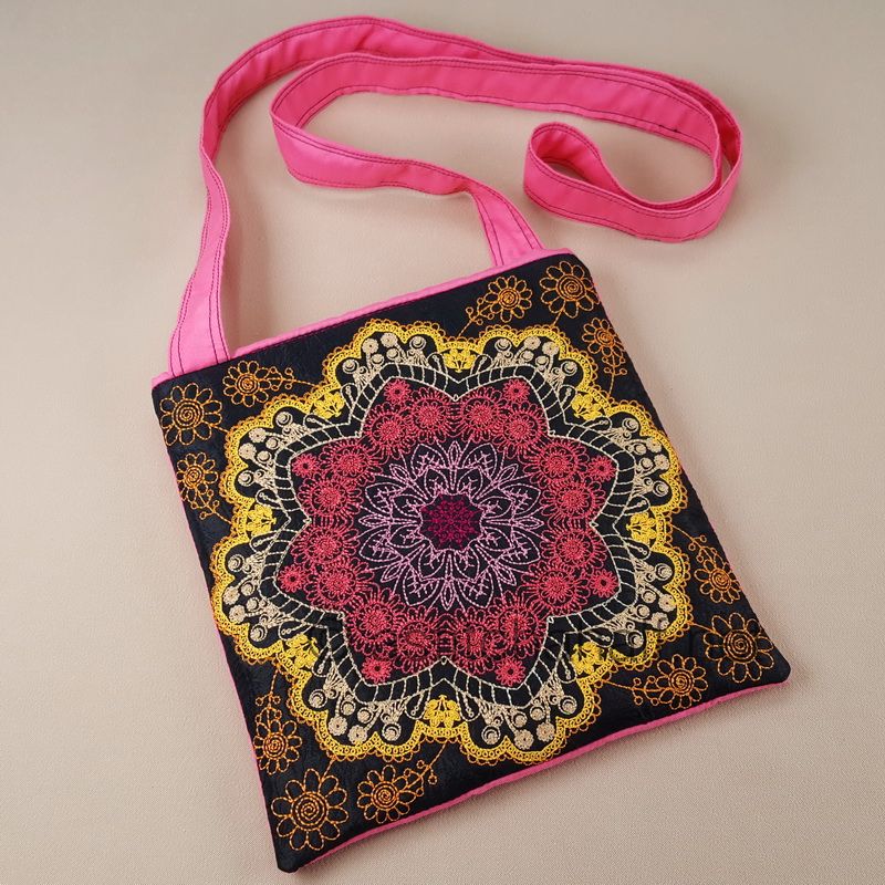 Turkish Delight Cross Body Bag - a-stitch-a-half